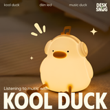 Đèn phát sáng kèm giá đỡ điện thoại sạc USB Kool Duck
