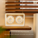 Loa Bluetooth thiết kế trong suốt tích hợp công nghệ âm thanh nổi và cảm biến ánh sáng| TRANSLUCENT SPEAKER