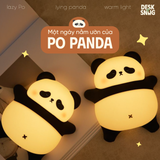 Đèn phát sáng sạc USB hình gấu trúc bụng béo nằm ườn siêu dễ thương | PO PANDA