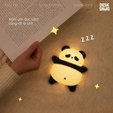 Đèn phát sáng sạc USB hình gấu trúc bụng béo nằm ườn siêu dễ thương | PO PANDA