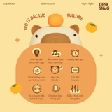 Đồng hồ đèn ngủ thông minh, tích hợp đa chức năng siêu dễ thương| CABYPARA CLOCK