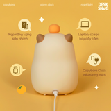 Đồng hồ đèn ngủ thông minh, tích hợp đa chức năng siêu dễ thương| CABYPARA CLOCK