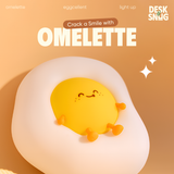 Đèn phát sáng sạc USB giao diện quả trứng dễ thương| Omelette Lamp
