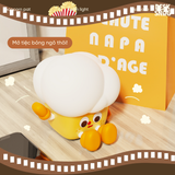 Đèn ngủ phát sáng sạc USB hình bỏng ngô dễ thương| POPCORN PAT LAMP