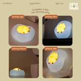 Đèn phát sáng sạc USB giao diện quả trứng dễ thương| Omelette Lamp