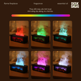 Máy xông tinh dầu kết hợp phun sương đa năng giao diện bếp lửa | FLAME FIREPLACE