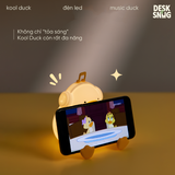 Đèn phát sáng kèm giá đỡ điện thoại sạc USB Kool Duck