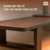 Kệ kê máy tính gỗ óc chó, trang trí bàn làm việc | Phụ kiện máy tính, laptop Walnut Monitor Rise