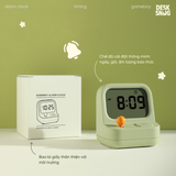 Đồng hồ báo thức tích hợp đèn led ban đêm phiên bản máy chơi game GAMEBOY ALARM CLOCK