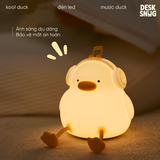 Đèn phát sáng kèm giá đỡ điện thoại sạc USB Kool Duck