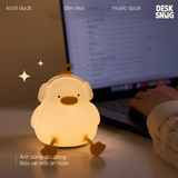 Đèn phát sáng kèm giá đỡ điện thoại sạc USB Kool Duck
