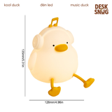Đèn phát sáng kèm giá đỡ điện thoại sạc USB Kool Duck