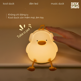 Đèn phát sáng kèm giá đỡ điện thoại sạc USB Kool Duck