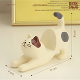 Giá đỡ điện thoại, máy tính bảng hình mèo tập yoga dễ thương | Giá đỡ điện thoại để bàn hình mèo YOGA CAT dễ thương