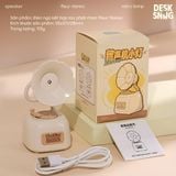 Đèn ngủ kèm máy phát nhạc đa năng giao diện chiếc loa hát đĩa| FLEUR STEREO