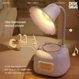 Đèn ngủ kèm máy phát nhạc đa năng giao diện chiếc loa hát đĩa| FLEUR STEREO