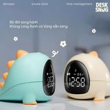 Đồng hồ tích hợp đèn LED giao diện khủng long dễ thương| PISUKE CLOCK