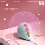 Đồng hồ tích hợp đèn LED giao diện khủng long dễ thương| PISUKE CLOCK