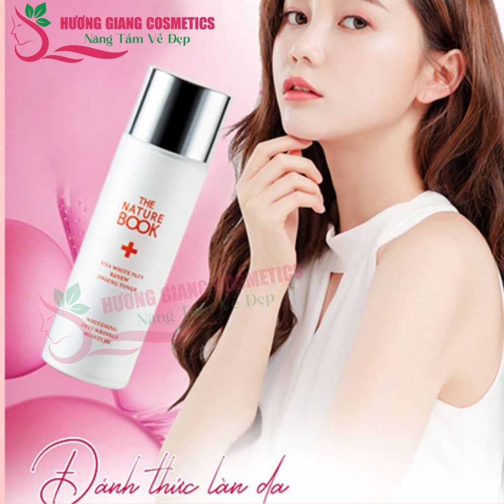 Nước Hoa Hồng Dưỡng Trắng và Tái Tạo Da The Nature Book Hàn Quốc -120ml