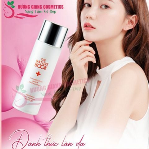 Nước Hoa Hồng Dưỡng Trắng và Tái Tạo Da The Nature Book Hàn Quốc -120ml