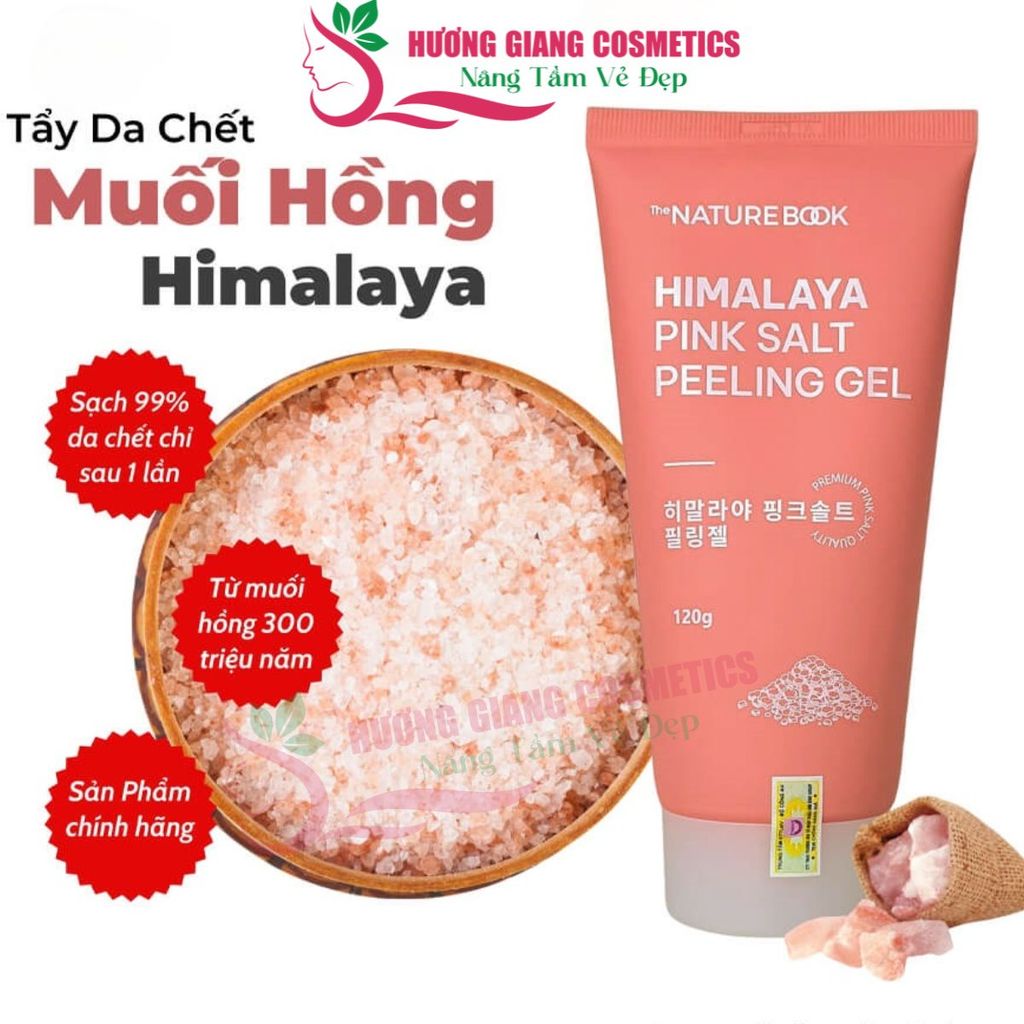 Gel Tẩy Da Chết Muối Hồng Himalaya The Nature Book Hàn Quốc 120g