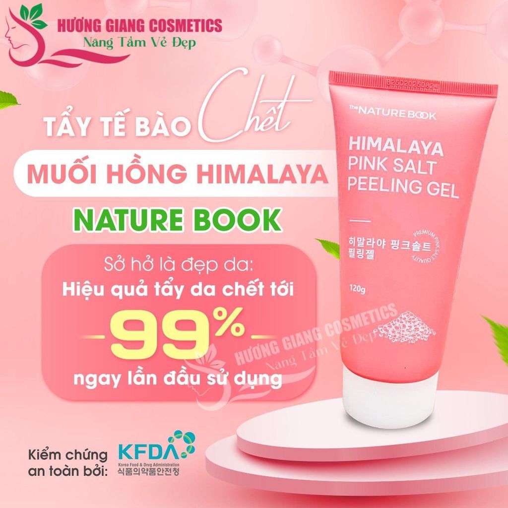 Gel Tẩy Da Chết Muối Hồng Himalaya The Nature Book Hàn Quốc 120g