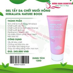 Gel Tẩy Da Chết Muối Hồng Himalaya The Nature Book Hàn Quốc 120g