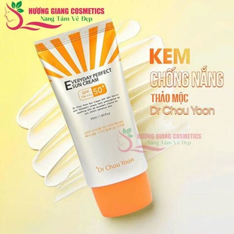 Kem chống nắng thảo mộc Dr Chou Yoon-The Nature Book Hàn Quốc 50ml