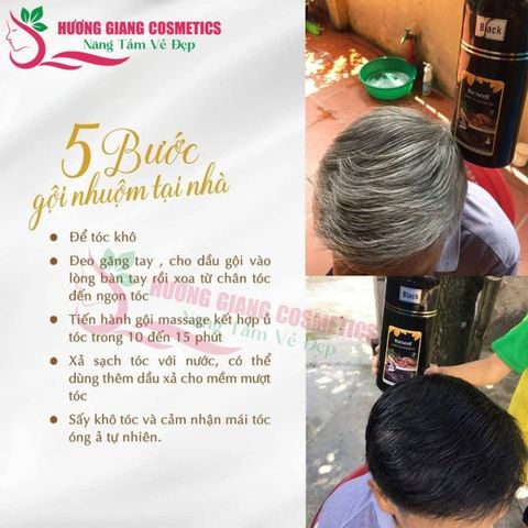 Dầu Nhuộm Tóc Karseell Hair Dye Shampoo