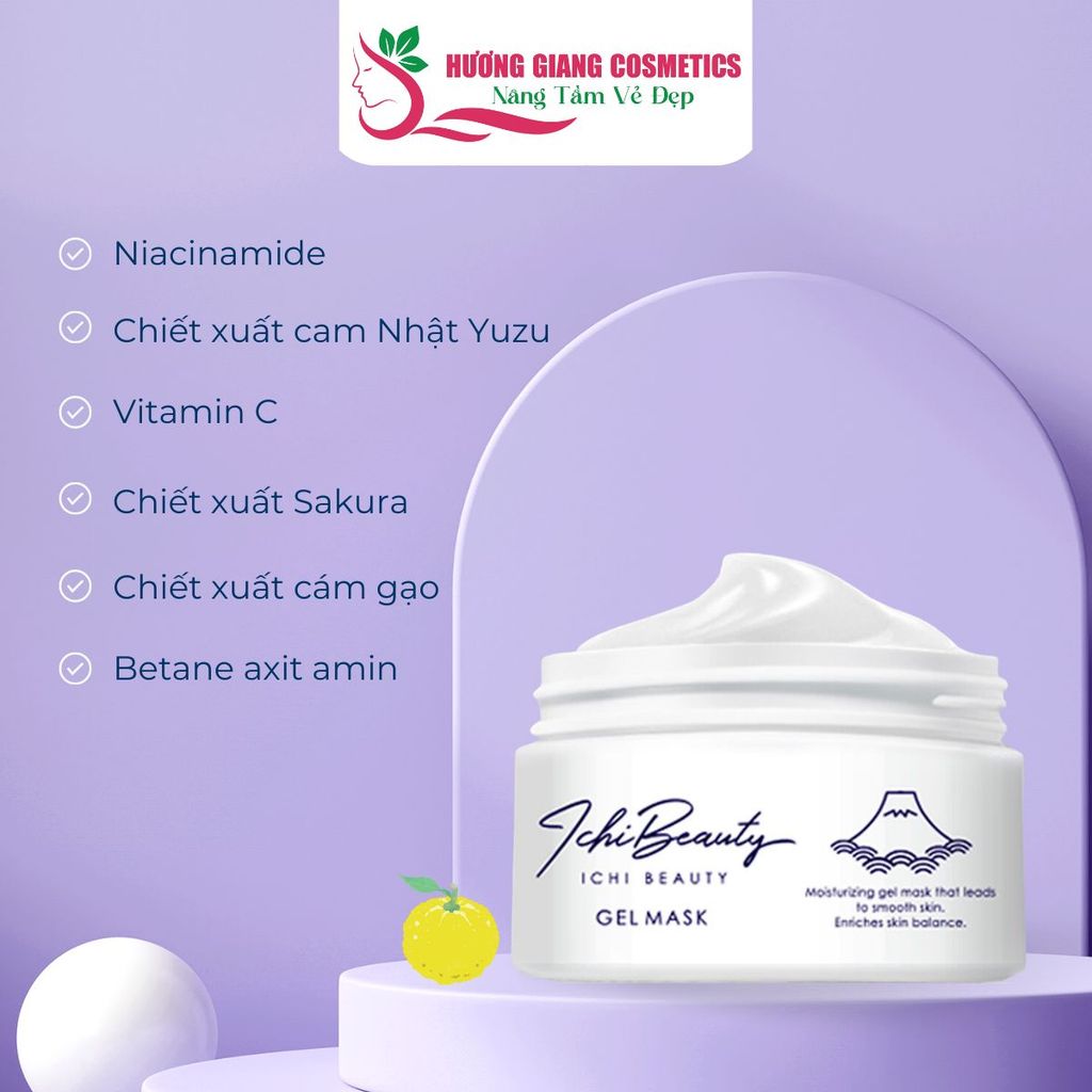 Gel Dưỡng Ẩm, Sáng Mịn Da Ichi Beauty Gel Mask 40g