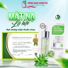 Mặt Nạ Dưỡng Trắng Da Lô Hội Non The Nature Book Hàn Quốc 25gx10