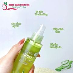Xịt Khoáng Aspasia Moist Up Face Mist Chiết Xuất Lô Hội 150ml