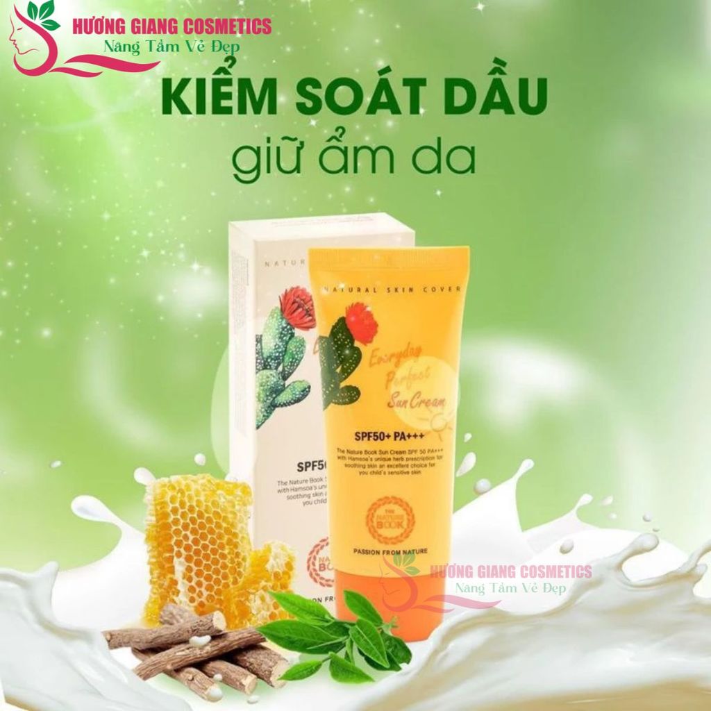 Kem chống nắng hoàn hảo hằng ngày The Nature Book Hàn Quốc 70ml