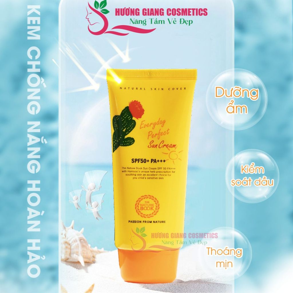 Kem chống nắng hoàn hảo hằng ngày The Nature Book Hàn Quốc 70ml