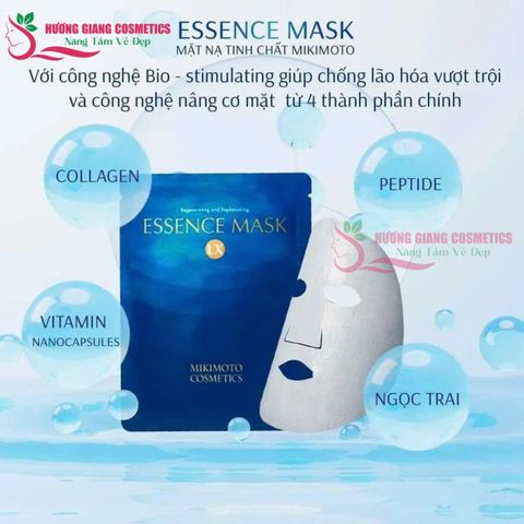 Mặt Nạ Essence Tinh Chất MIKIMOTO LX Nhật Bản (Hộp 6 Miếng)