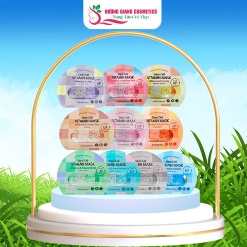 Mặt Nạ Banobagi Stem Cell Vitamin Giúp Giảm Nếp Nhăn Làm Da Tươi Trẻ