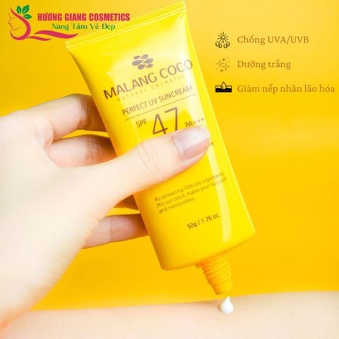 Kem Chống Nắng Malang Coco Perfect UV Suncream SPF47 PA+++ 50g