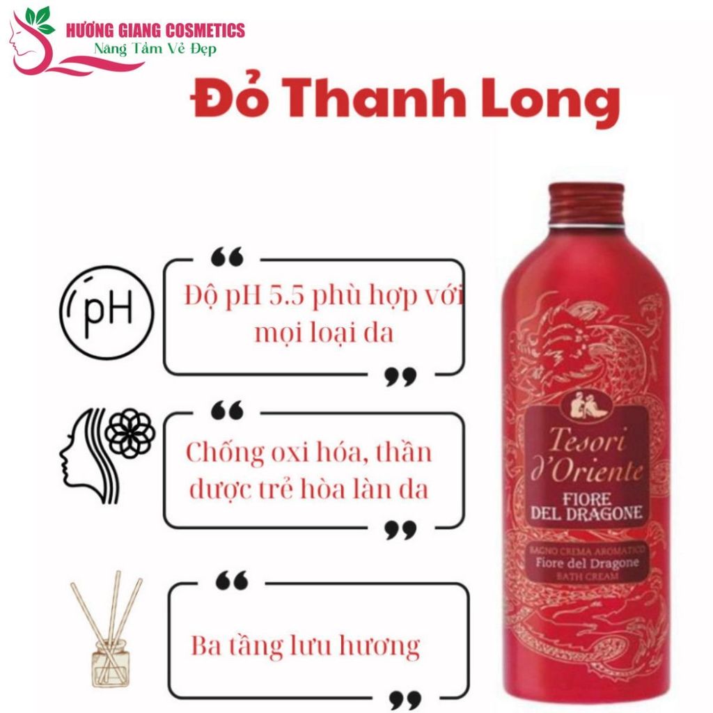 Sữa Tắm Nước Hoa Tesori d'Oriente 500ml Shower Cream