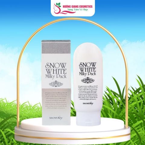 Kem Tắm Trắng Da Toàn Thân Secret Key Snow White Milky Pack 200ml