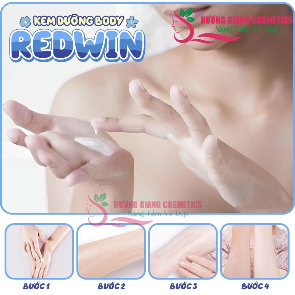 Kem Dưỡng Da Mềm Mịn Body Redwin Vitamin E Cream 300g