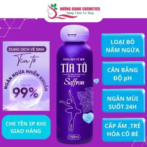 Dung Dịch Vệ Sinh Tía Tô Nano Bạc Mềm, Mát, Thơm 150ml
