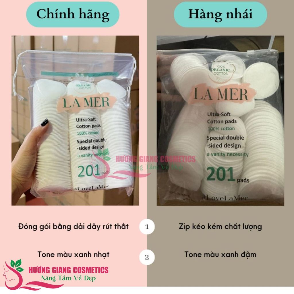 Bông Tẩy Trang LAMER 201 Miếng