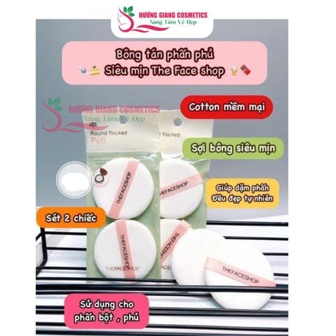Set Bông Phấn Trang Điểm The Face Shop