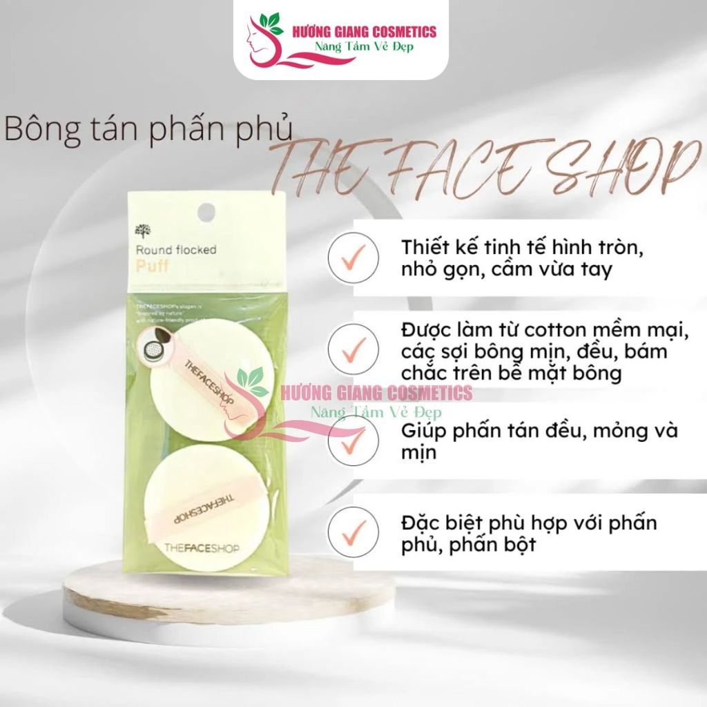 Set Bông Phấn Trang Điểm The Face Shop