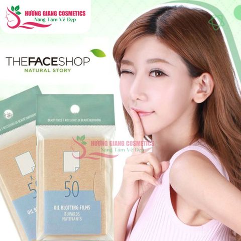 Giấy Thấm Dầu The Face Shop Oil Blotting Films (50 Miếng)
