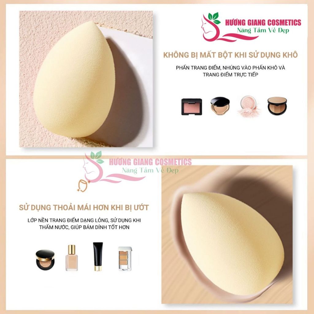 Bông Mút Đánh Nền The Face Shop Ellipse Sponge Hình Giọt Nước