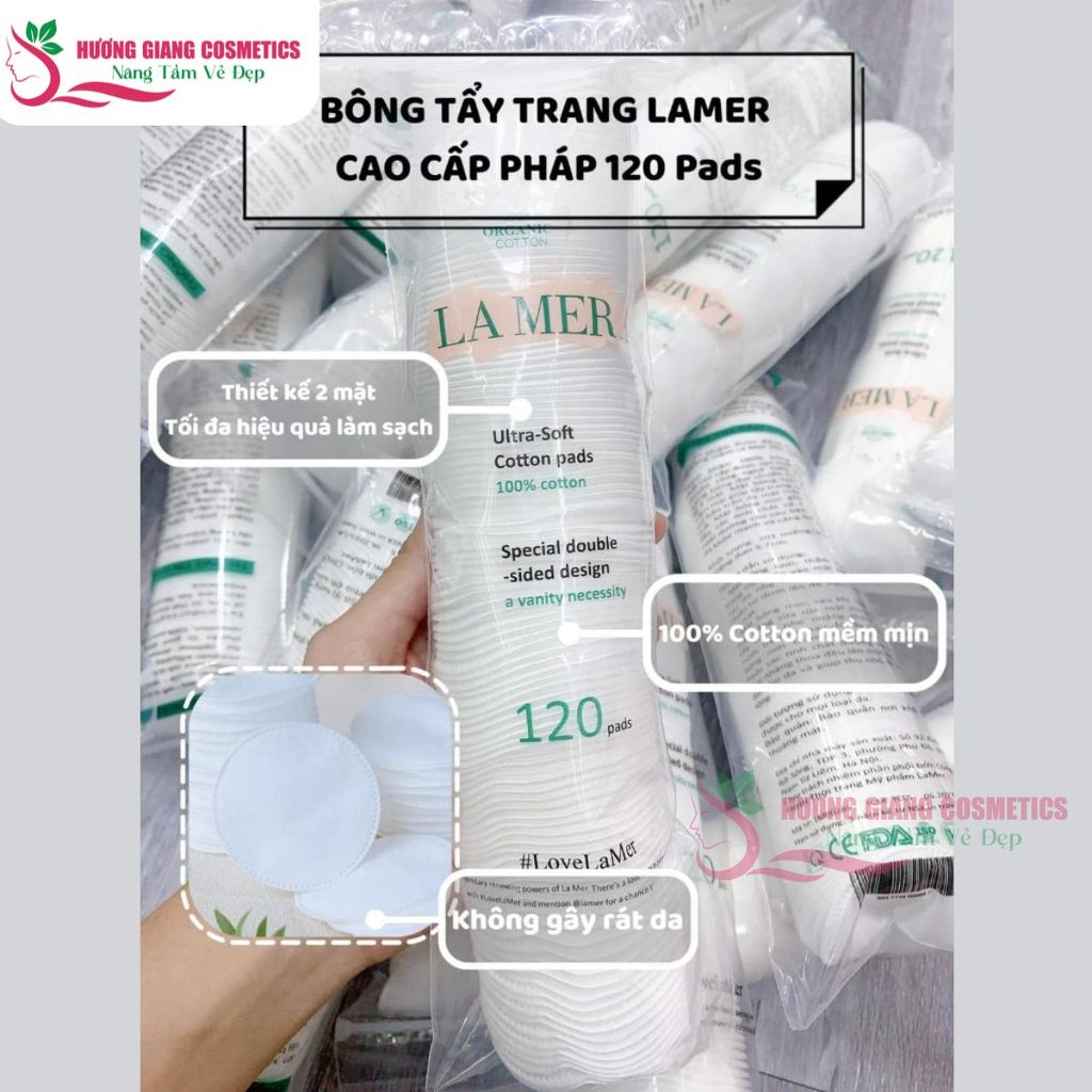 Bông Tẩy Trang Lamer 120 Miếng