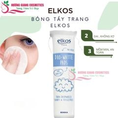 Bông Tẩy Trang Elkos Edeka Dvo-Watte-Paid Đức 140 Miếng