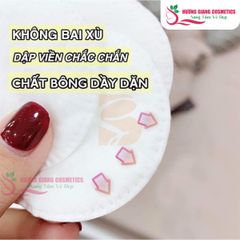 Bông Tẩy Trang Elkos Edeka Dvo-Watte-Paid Đức 140 Miếng