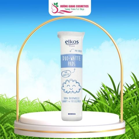 Bông Tẩy Trang Elkos Edeka Dvo-Watte-Paid Đức 140 Miếng